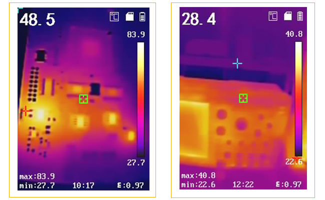 紅外熱像儀在電子設計熱設計中的應用